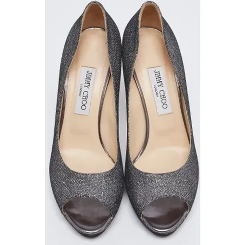 Pre-owned Fabric heels , female, Sizes: 7 UK - Jimmy Choo Pre-owned - Modalova