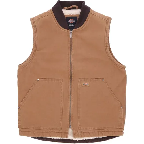 Canvas Sherpa Vest Duck , male, Sizes: M - Dickies - Modalova