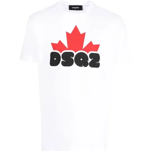 Dsq2 Logo Print T-shirt Dsquared2 - Dsquared2 - Modalova
