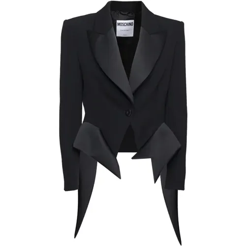 Tuxedo Jacket , female, Sizes: S - Moschino - Modalova