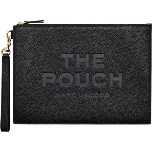Elegant Leather Clutch Bag , female, Sizes: ONE SIZE - Marc Jacobs - Modalova