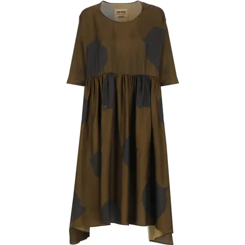 Contrasting Color Dress , female, Sizes: S - UMA Wang - Modalova