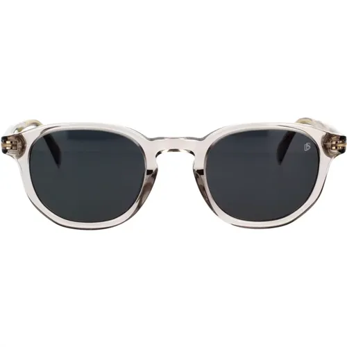 Retro Geometric Sunglasses Db1007/S KB7 , unisex, Sizes: 49 MM - Eyewear by David Beckham - Modalova