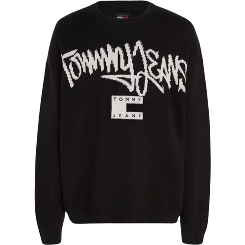 Bestickter Logo-Pullover - Grand - Tommy Jeans - Modalova