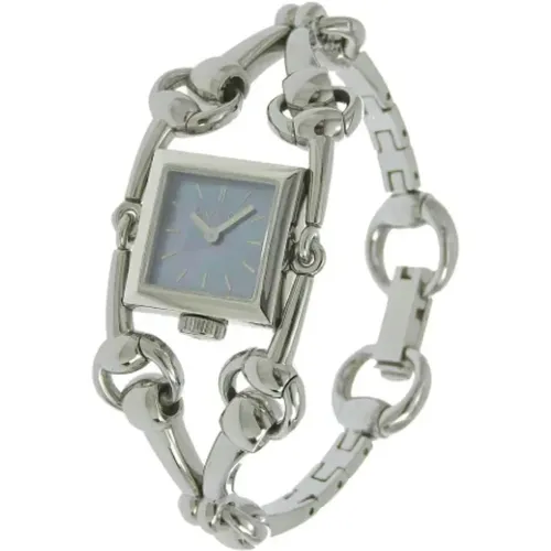 Pre-owned Stainless Steel watches , female, Sizes: ONE SIZE - Gucci Vintage - Modalova