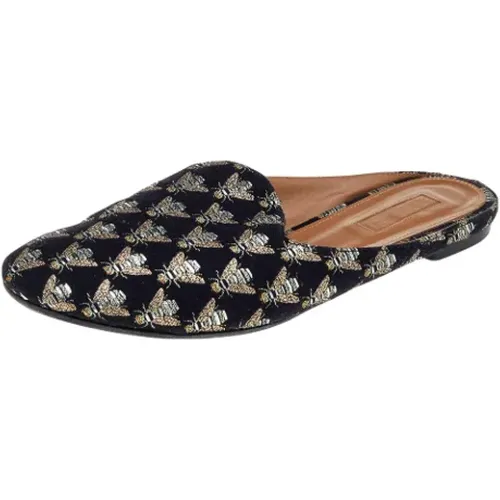 Pre-owned Fabric flats , female, Sizes: 6 1/2 UK - Aquazzura Pre-owned - Modalova