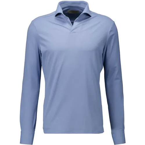 Hyper Stretch Longsleeve Polo Shirt , male, Sizes: L, M, 5XL, S, 3XL, 2XL, XL - John Miller - Modalova
