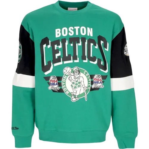 Boston Celtics Crew Neck Sweatshirt - Mitchell & Ness - Modalova