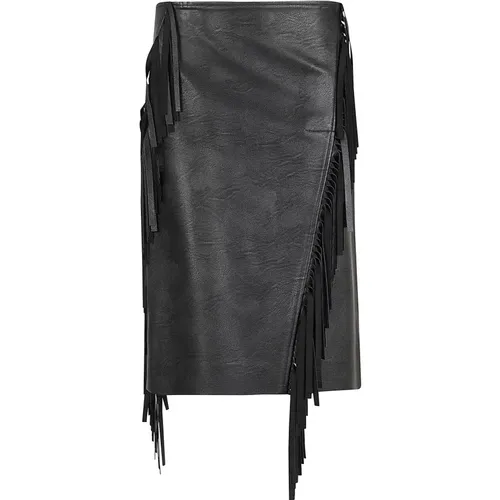 Asymmetrical Fringe Skirt , female, Sizes: 3XS, 2XS, XS - Stella Mccartney - Modalova