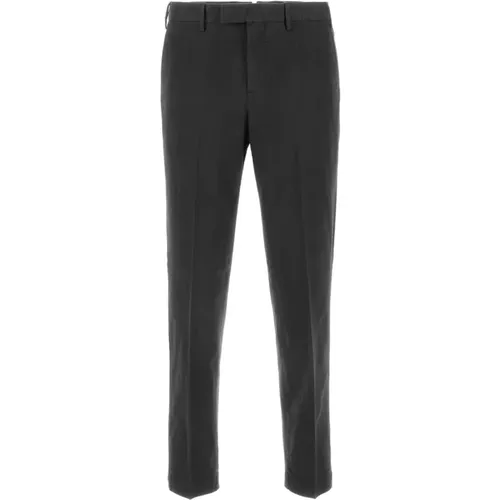 Stretch Baumwollmischung Dunkelgraue Hose - PT Torino - Modalova