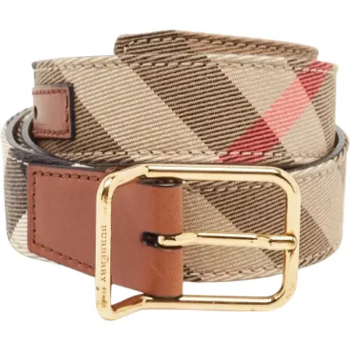 Pre-owned Fabric belts , female, Sizes: ONE SIZE - Burberry Vintage - Modalova