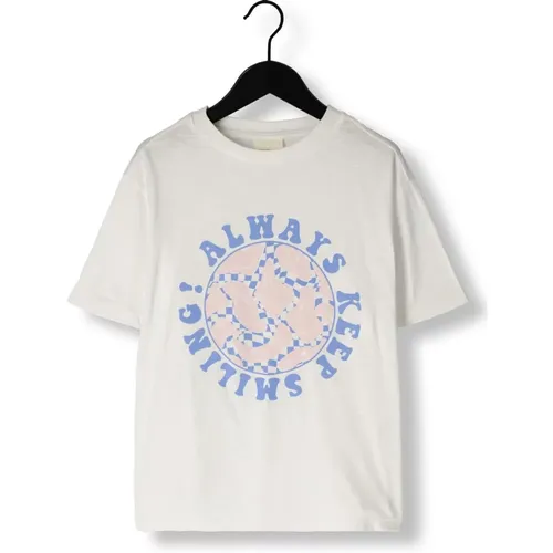 Mädchen Trendiges Lila Print T-shirt - Sofie Schnoor - Modalova