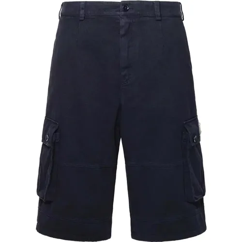 Cargo Bermuda Shorts with Plaque , male, Sizes: XL, M - Dolce & Gabbana - Modalova