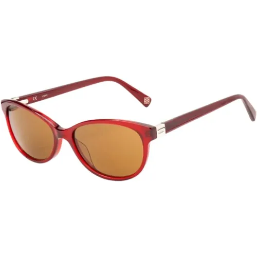 Bordeaux Acetat Sonnenbrille für Frauen - Loewe - Modalova