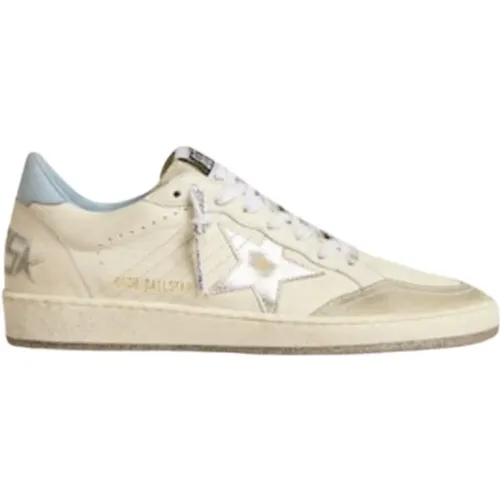 Silver Star Bianco Sneakers , male, Sizes: 6 UK, 2 UK - Golden Goose - Modalova