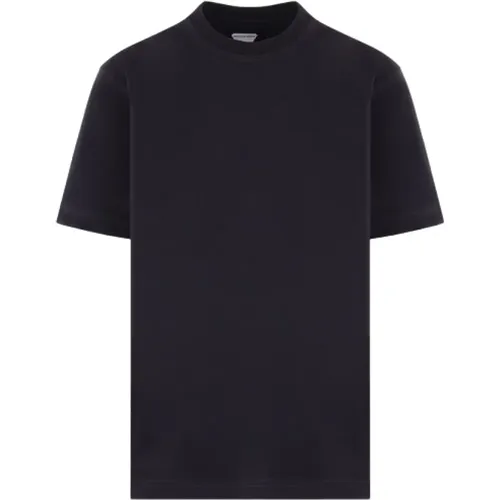 Oversize Cotton T-shirt with Round Neck , male, Sizes: S - Bottega Veneta - Modalova