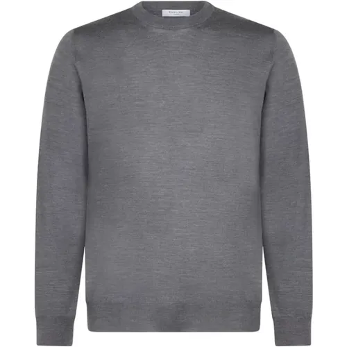 Reiner Virgin Wool Crewneck Sweater , Herren, Größe: S - Boglioli - Modalova