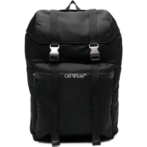 Outdoor Backpack with Pockets , male, Sizes: ONE SIZE - Off White - Modalova