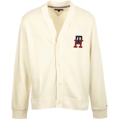 Cardigan , male, Sizes: L, M, S - Tommy Hilfiger - Modalova