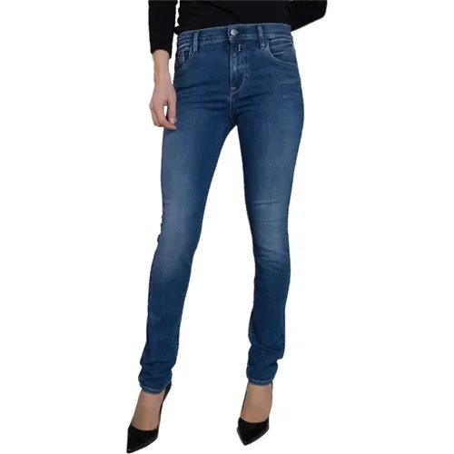 Skinny Jeans , female, Sizes: W26, W27, W28, W30 - Replay - Modalova