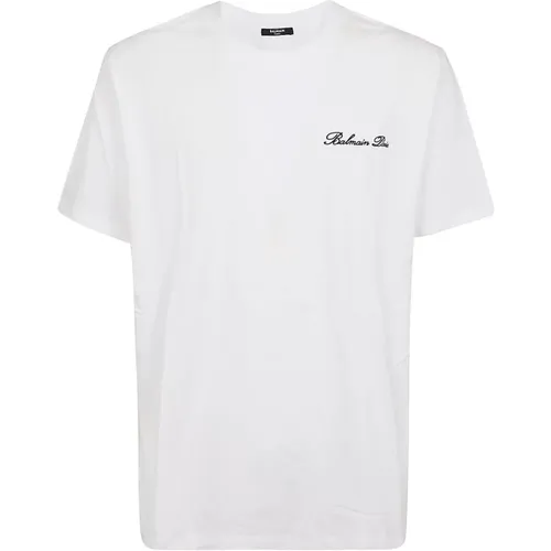 T-Shirts & Polos for Men , male, Sizes: XL - Balmain - Modalova