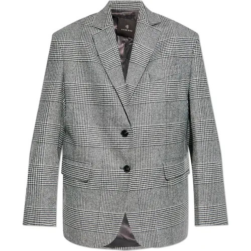 Blazer mit Karomuster , Damen, Größe: L - Anine Bing - Modalova