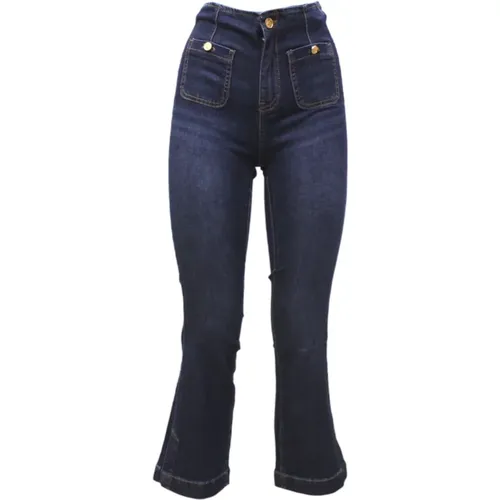 Stylische Cropped Jeans für Frauen , Damen, Größe: W27 - Gaudi - Modalova