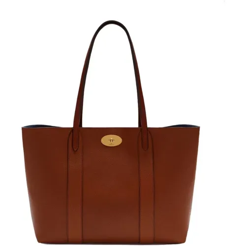 Elegant Oak Tote Bag , female, Sizes: ONE SIZE - Mulberry - Modalova