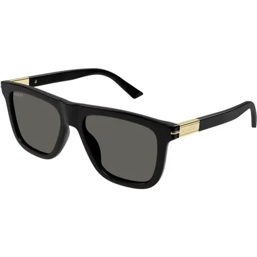 Grey Sunglasses Gg1502S , male, Sizes: 54 MM - Gucci - Modalova