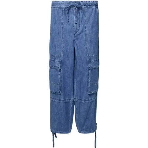Loose-fit Jeans,Blaue Hose mit Taschen - Isabel marant - Modalova