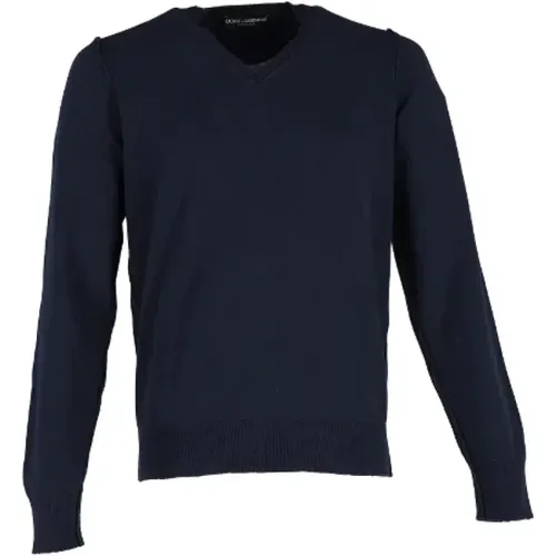 Pre-owned Wool tops , male, Sizes: 3XS - Dolce & Gabbana Pre-owned - Modalova