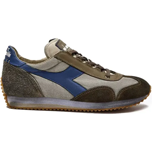 Grey Heritage Sneakers , male, Sizes: 11 UK, 12 UK, 10 UK, 8 UK, 6 UK, 7 UK, 9 UK, 8 1/2 UK - Diadora - Modalova