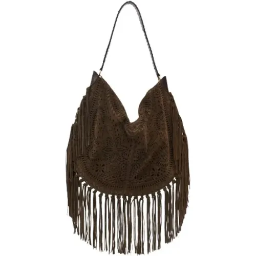 Bronze Fringed Luxe Bag , female, Sizes: ONE SIZE - Isabel marant - Modalova