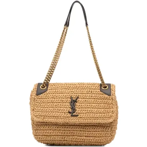 Pre-owned Raffia shoulder-bags , female, Sizes: ONE SIZE - Yves Saint Laurent Vintage - Modalova