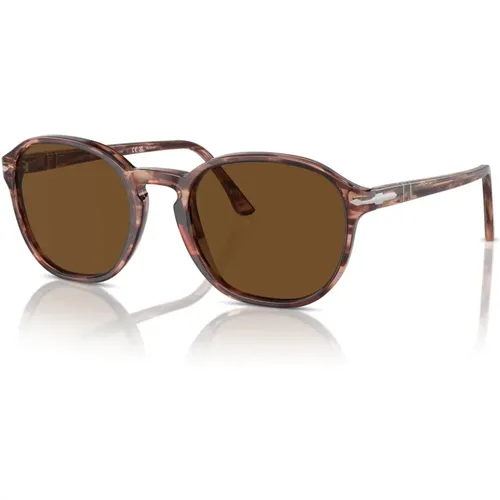 Striped Brown Sunglasses Persol - Persol - Modalova