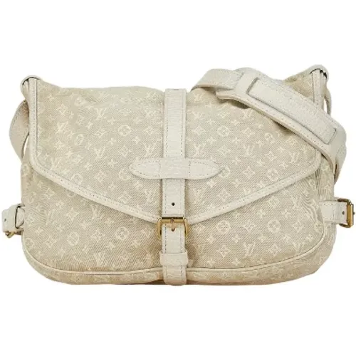 Pre-owned Canvas shoulder-bags , female, Sizes: ONE SIZE - Louis Vuitton Vintage - Modalova