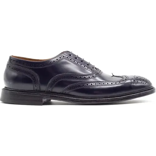 Italienische Brogue-Stil Schwarze Schuhe , Herren, Größe: 41 EU - Green George - Modalova