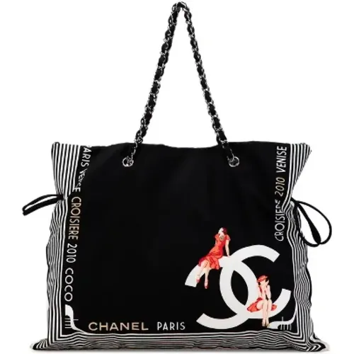 Pre-owned Canvas chanel-bags , female, Sizes: ONE SIZE - Chanel Vintage - Modalova