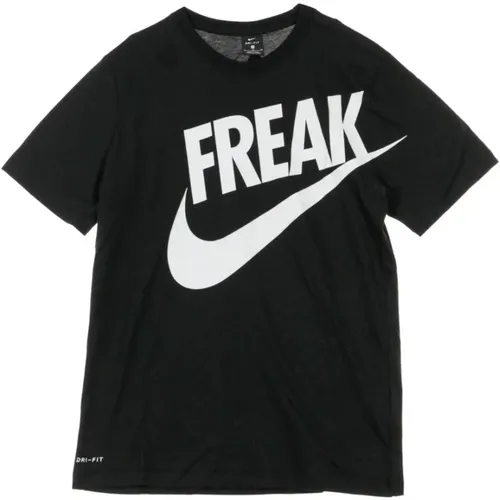 Freak X Schwarzes Herren Tee , Herren, Größe: L - Nike - Modalova