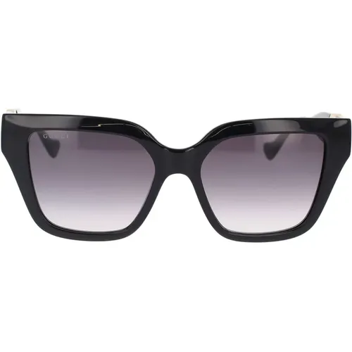 Ultra Feminine Cat-Eye Sonnenbrille , Damen, Größe: 54 MM - Gucci - Modalova