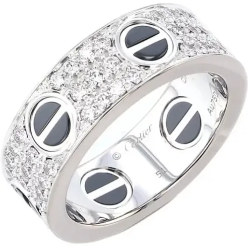 Pre-owned White Gold rings , unisex, Sizes: ONE SIZE - Cartier Vintage - Modalova