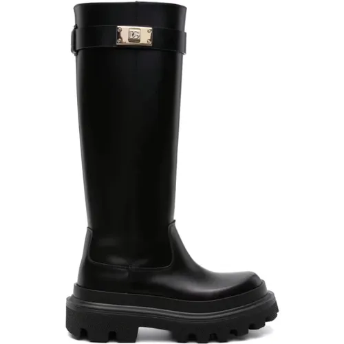 Stivaletto Boots , female, Sizes: 5 UK, 7 UK, 4 1/2 UK, 6 UK, 5 1/2 UK - Dolce & Gabbana - Modalova