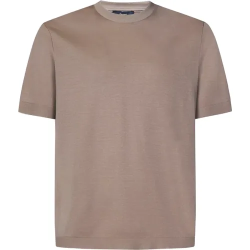 T-shirts and Polos Dove Grey , male, Sizes: 2XL - Herno - Modalova
