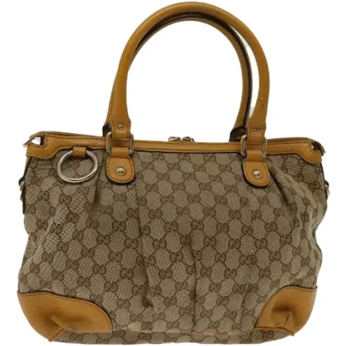 Pre-owned Canvas handbags , female, Sizes: ONE SIZE - Gucci Vintage - Modalova