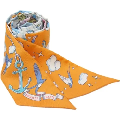 Pre-owned Silk scarves , female, Sizes: ONE SIZE - Hermès Vintage - Modalova