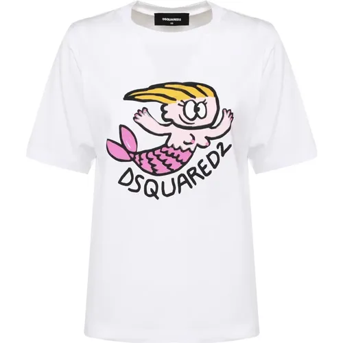 T-shirts , female, Sizes: XS - Dsquared2 - Modalova