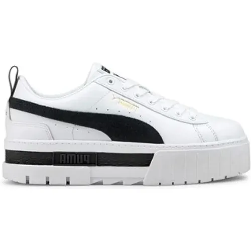 Mayze Leder Sneakers PUMA - Puma - Modalova