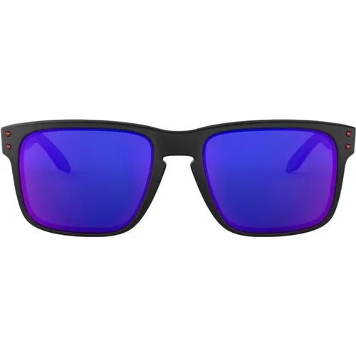 Square Mirrored Sunglasses with Matte Finish , unisex, Sizes: ONE SIZE - Oakley - Modalova