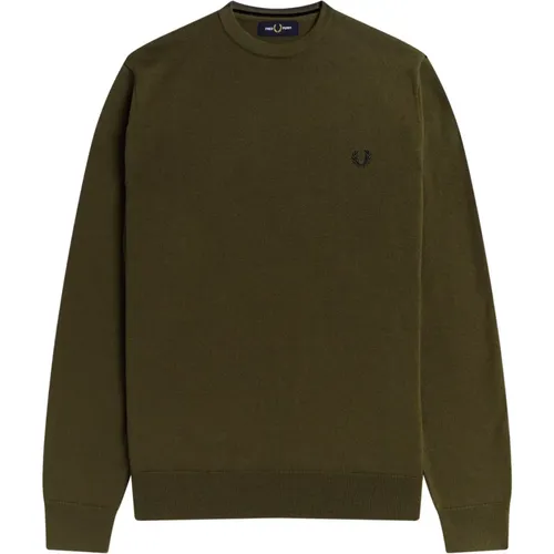 Round Neck Knitwear , male, Sizes: S - Fred Perry - Modalova