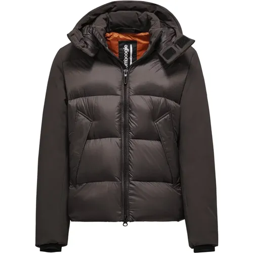 Two Material Down Jacket with Down Filling , male, Sizes: S, 3XL, 2XL, M, L, XL - BomBoogie - Modalova